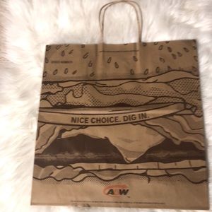 A&W Paper Shopping Bag